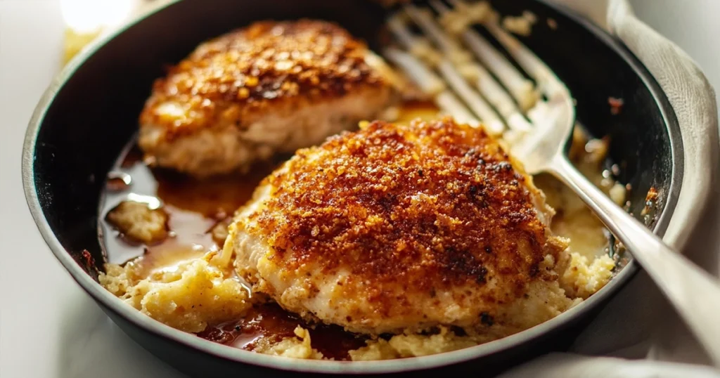 Longhorn Parmesan Crusted Chicken