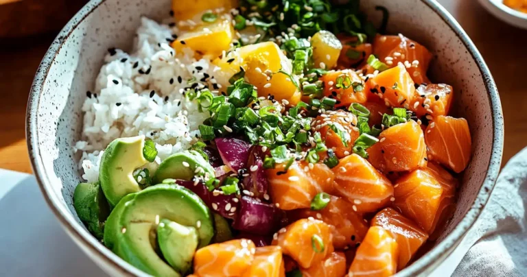 Make a Classic Salmon Poke Bowl at Home