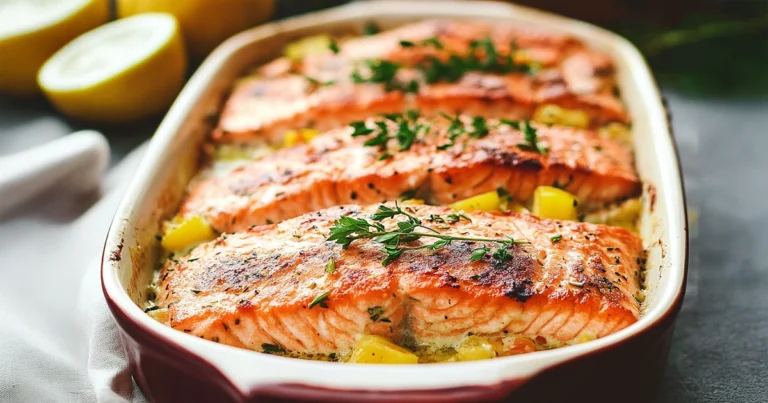 Salmon Sushi Bake