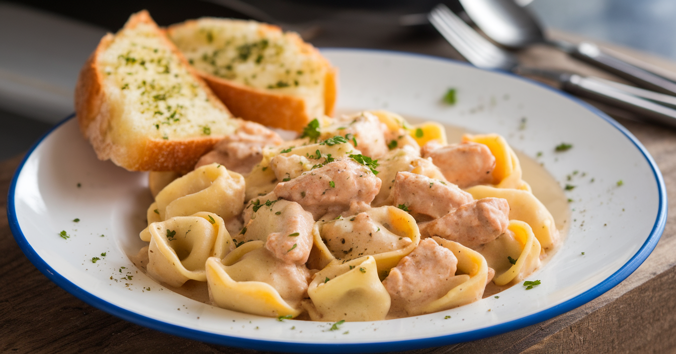 Quick Chicken Tortellini Alfredo Recipe