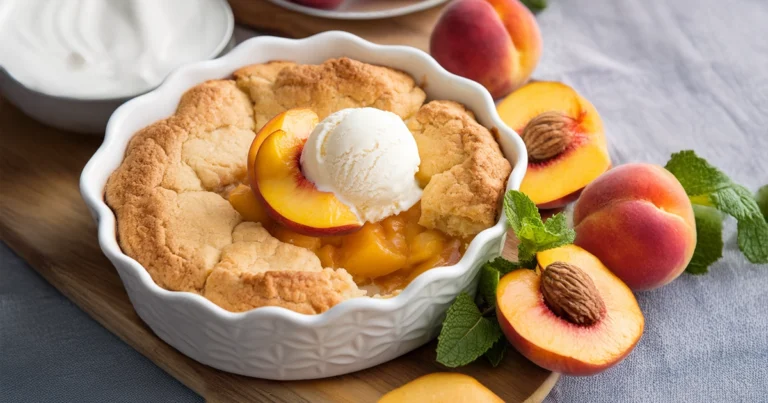 peach crumble recipe
