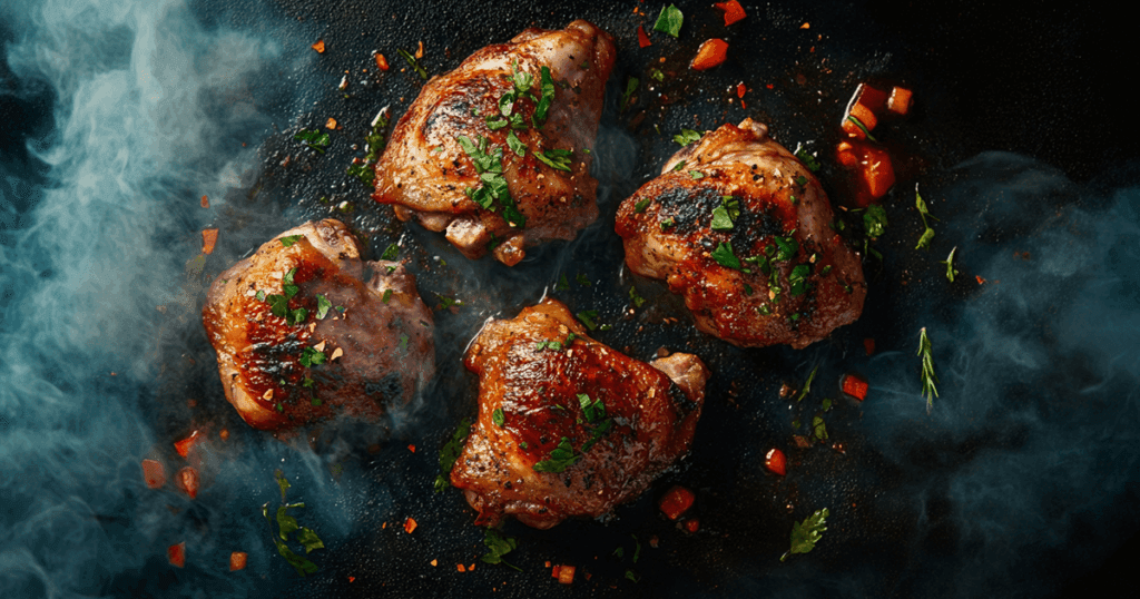 smoked chicken thighs