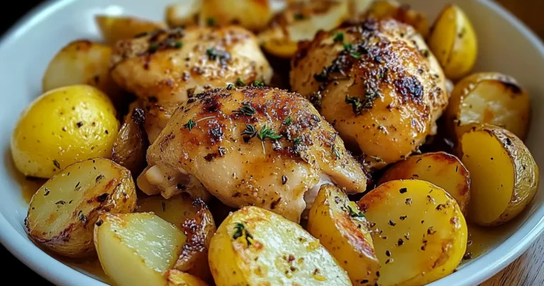 Greek Lemon Chicken And Potatoes